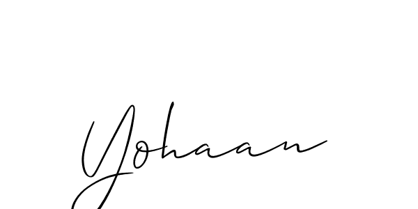 if you are searching for the best signature style for your name Yohaan. so please give up your signature search. here we have designed multiple signature styles  using Allison_Script. Yohaan signature style 2 images and pictures png