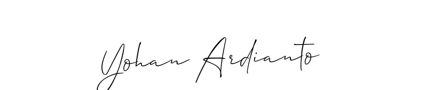 See photos of Yohan Ardianto official signature by Spectra . Check more albums & portfolios. Read reviews & check more about Allison_Script font. Yohan Ardianto signature style 2 images and pictures png