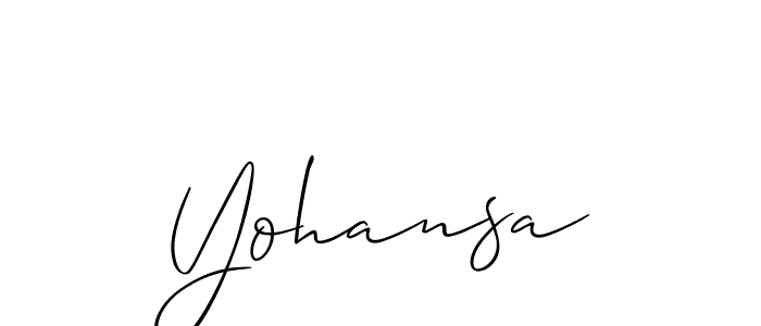 Similarly Allison_Script is the best handwritten signature design. Signature creator online .You can use it as an online autograph creator for name Yohansa. Yohansa signature style 2 images and pictures png