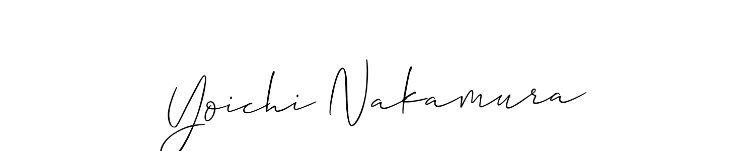 It looks lik you need a new signature style for name Yoichi Nakamura. Design unique handwritten (Allison_Script) signature with our free signature maker in just a few clicks. Yoichi Nakamura signature style 2 images and pictures png