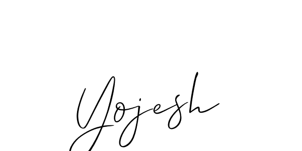 How to Draw Yojesh signature style? Allison_Script is a latest design signature styles for name Yojesh. Yojesh signature style 2 images and pictures png