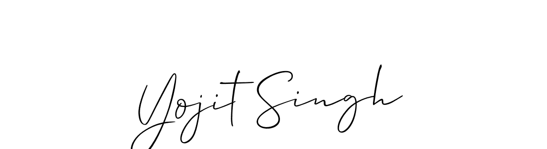 It looks lik you need a new signature style for name Yojit Singh. Design unique handwritten (Allison_Script) signature with our free signature maker in just a few clicks. Yojit Singh signature style 2 images and pictures png