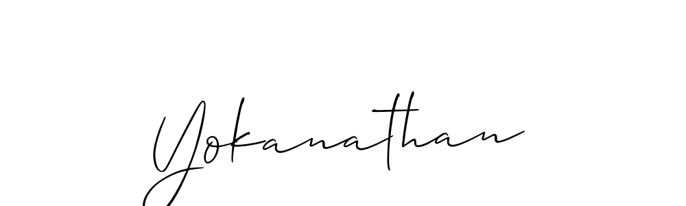 Also You can easily find your signature by using the search form. We will create Yokanathan name handwritten signature images for you free of cost using Allison_Script sign style. Yokanathan signature style 2 images and pictures png