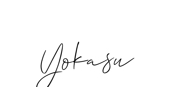 See photos of Yokasu official signature by Spectra . Check more albums & portfolios. Read reviews & check more about Allison_Script font. Yokasu signature style 2 images and pictures png
