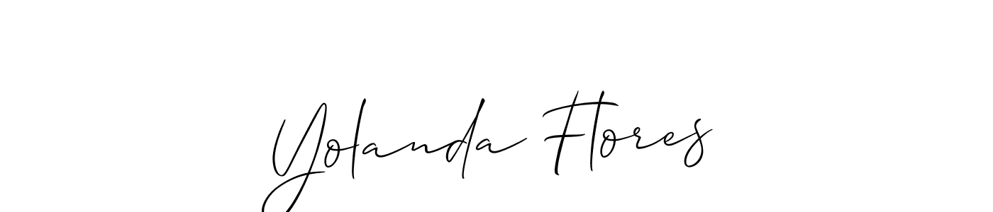 Here are the top 10 professional signature styles for the name Yolanda Flores. These are the best autograph styles you can use for your name. Yolanda Flores signature style 2 images and pictures png