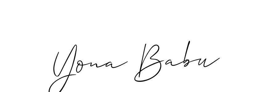 This is the best signature style for the Yona Babu name. Also you like these signature font (Allison_Script). Mix name signature. Yona Babu signature style 2 images and pictures png