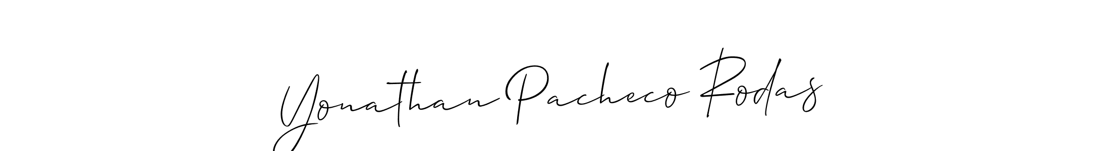 You should practise on your own different ways (Allison_Script) to write your name (Yonathan Pacheco Rodas) in signature. don't let someone else do it for you. Yonathan Pacheco Rodas signature style 2 images and pictures png
