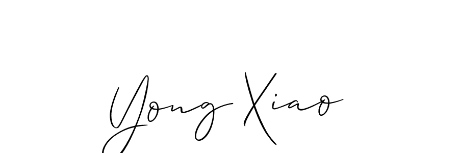 Also we have Yong Xiao name is the best signature style. Create professional handwritten signature collection using Allison_Script autograph style. Yong Xiao signature style 2 images and pictures png
