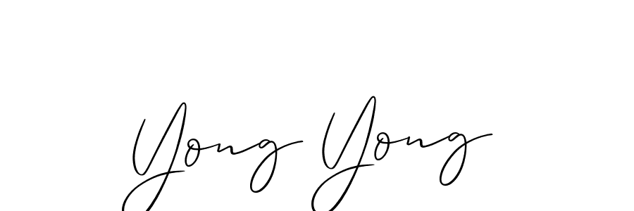 Make a short Yong Yong signature style. Manage your documents anywhere anytime using Allison_Script. Create and add eSignatures, submit forms, share and send files easily. Yong Yong signature style 2 images and pictures png