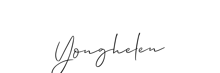 You can use this online signature creator to create a handwritten signature for the name Yonghelen. This is the best online autograph maker. Yonghelen signature style 2 images and pictures png