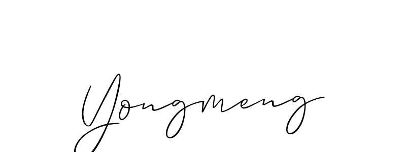 Here are the top 10 professional signature styles for the name Yongmeng. These are the best autograph styles you can use for your name. Yongmeng signature style 2 images and pictures png