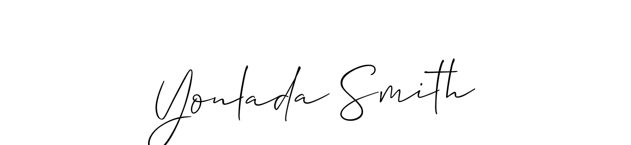 Best and Professional Signature Style for Yonlada Smith. Allison_Script Best Signature Style Collection. Yonlada Smith signature style 2 images and pictures png