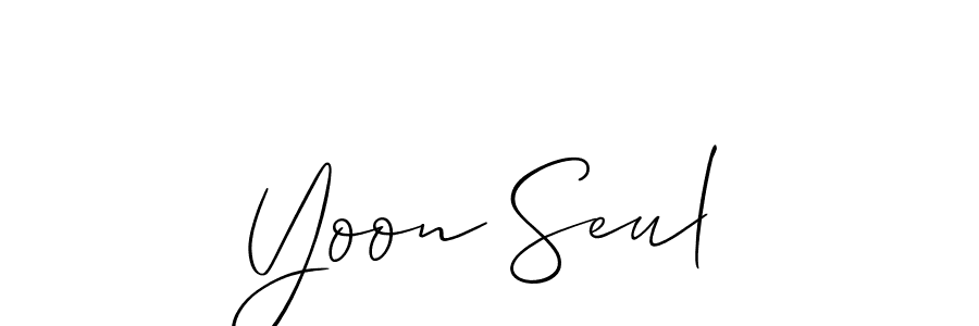 Make a beautiful signature design for name Yoon Seul. Use this online signature maker to create a handwritten signature for free. Yoon Seul signature style 2 images and pictures png