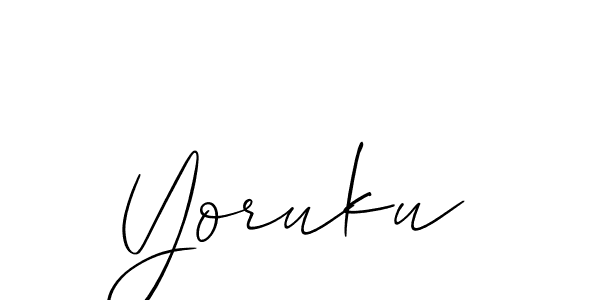 Also we have Yoruku name is the best signature style. Create professional handwritten signature collection using Allison_Script autograph style. Yoruku signature style 2 images and pictures png