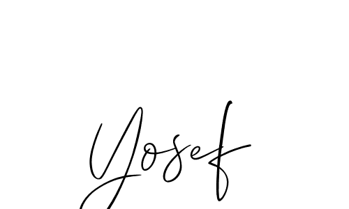 Also You can easily find your signature by using the search form. We will create Yosef name handwritten signature images for you free of cost using Allison_Script sign style. Yosef signature style 2 images and pictures png