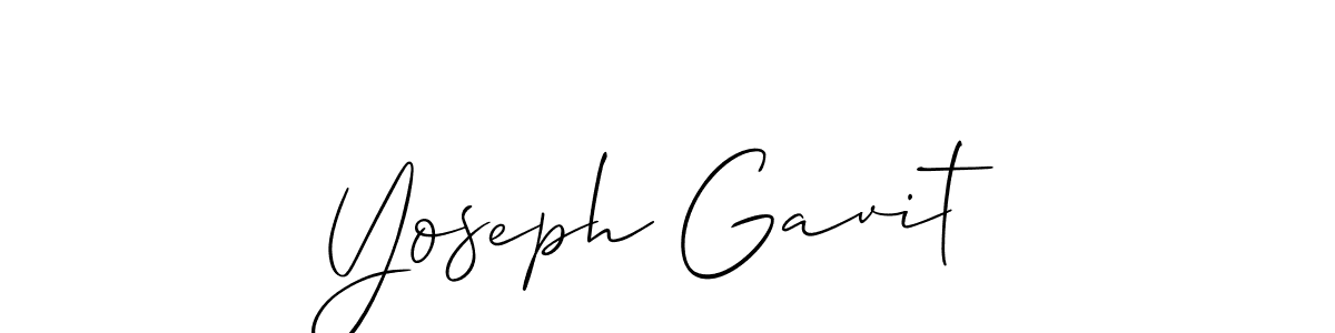 You should practise on your own different ways (Allison_Script) to write your name (Yoseph Gavit) in signature. don't let someone else do it for you. Yoseph Gavit signature style 2 images and pictures png