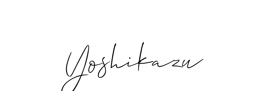 Also You can easily find your signature by using the search form. We will create Yoshikazu name handwritten signature images for you free of cost using Allison_Script sign style. Yoshikazu signature style 2 images and pictures png