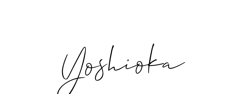 Also You can easily find your signature by using the search form. We will create Yoshioka name handwritten signature images for you free of cost using Allison_Script sign style. Yoshioka signature style 2 images and pictures png