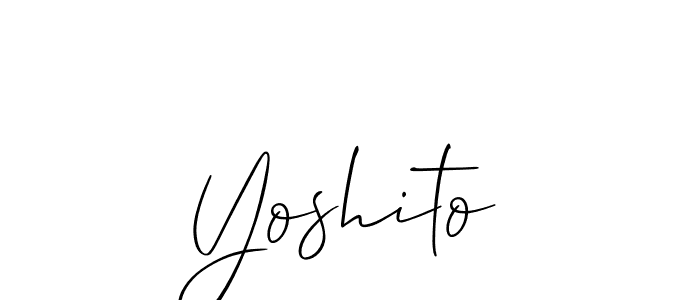 Similarly Allison_Script is the best handwritten signature design. Signature creator online .You can use it as an online autograph creator for name Yoshito. Yoshito signature style 2 images and pictures png