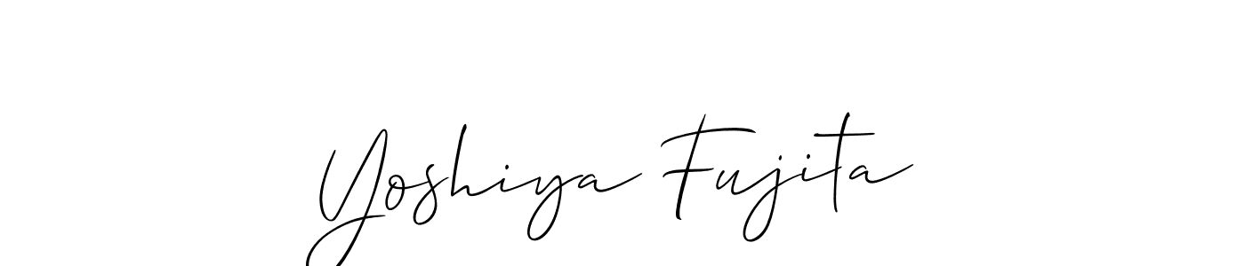 Here are the top 10 professional signature styles for the name Yoshiya Fujita. These are the best autograph styles you can use for your name. Yoshiya Fujita signature style 2 images and pictures png