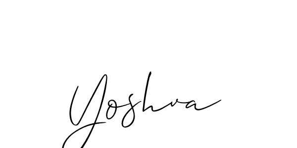 Make a short Yoshva signature style. Manage your documents anywhere anytime using Allison_Script. Create and add eSignatures, submit forms, share and send files easily. Yoshva signature style 2 images and pictures png