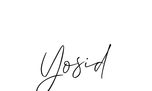 Make a short Yosid signature style. Manage your documents anywhere anytime using Allison_Script. Create and add eSignatures, submit forms, share and send files easily. Yosid signature style 2 images and pictures png