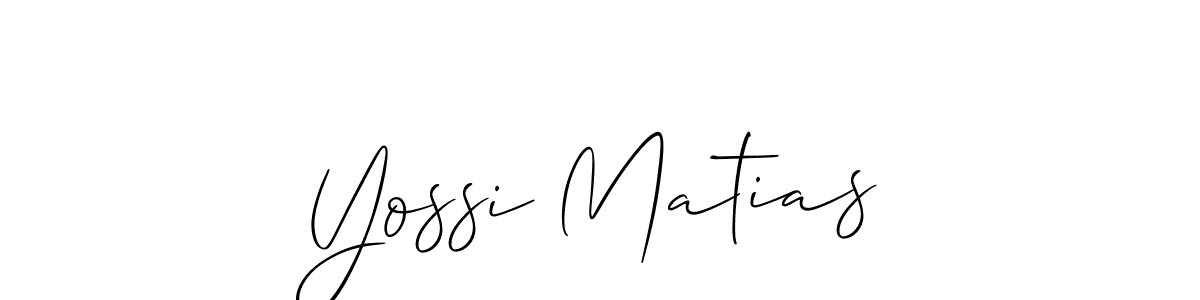 Here are the top 10 professional signature styles for the name Yossi Matias. These are the best autograph styles you can use for your name. Yossi Matias signature style 2 images and pictures png