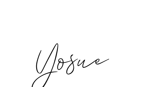 Similarly Allison_Script is the best handwritten signature design. Signature creator online .You can use it as an online autograph creator for name Yosue. Yosue signature style 2 images and pictures png