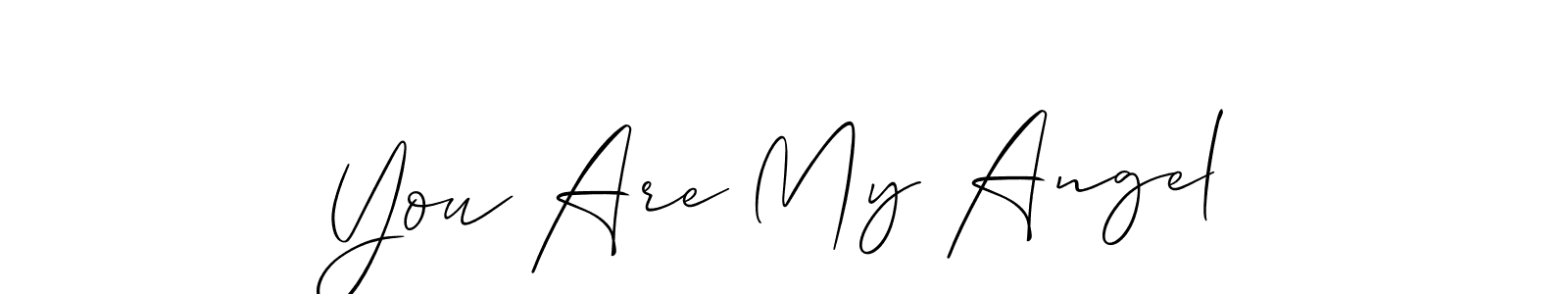 Similarly Allison_Script is the best handwritten signature design. Signature creator online .You can use it as an online autograph creator for name You Are My Angel. You Are My Angel signature style 2 images and pictures png