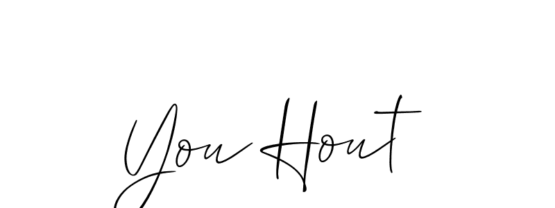 It looks lik you need a new signature style for name You Hout. Design unique handwritten (Allison_Script) signature with our free signature maker in just a few clicks. You Hout signature style 2 images and pictures png