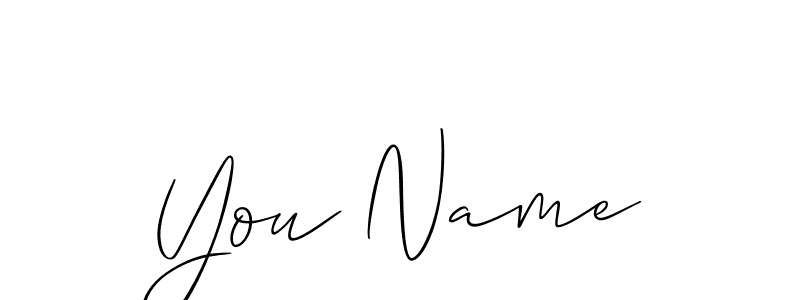 Create a beautiful signature design for name You Name. With this signature (Allison_Script) fonts, you can make a handwritten signature for free. You Name signature style 2 images and pictures png