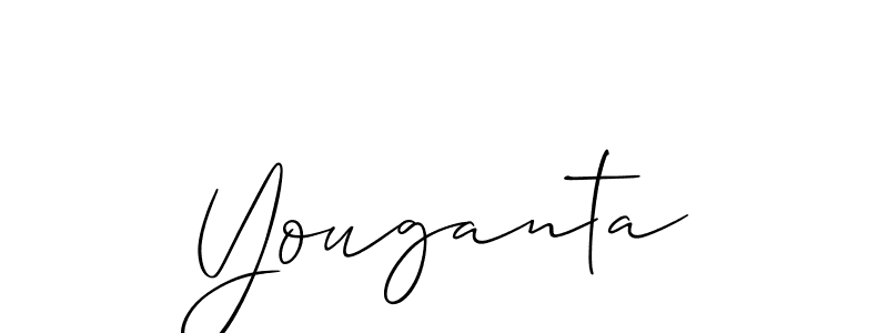 Similarly Allison_Script is the best handwritten signature design. Signature creator online .You can use it as an online autograph creator for name Youganta. Youganta signature style 2 images and pictures png