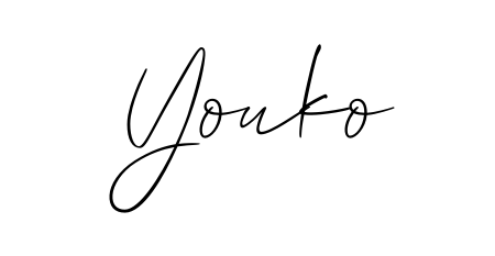 Turn your name Youko into a signature brand with Allison_Script styling. Download in standard PNG or transparent format anytime. Youko signature style 2 images and pictures png