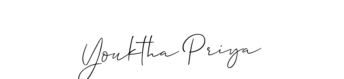 How to Draw Youktha Priya signature style? Allison_Script is a latest design signature styles for name Youktha Priya. Youktha Priya signature style 2 images and pictures png