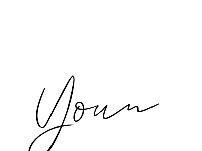This is the best signature style for the Youn name. Also you like these signature font (Allison_Script). Mix name signature. Youn signature style 2 images and pictures png