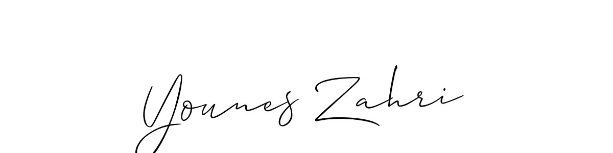 Best and Professional Signature Style for Younes Zahri. Allison_Script Best Signature Style Collection. Younes Zahri signature style 2 images and pictures png