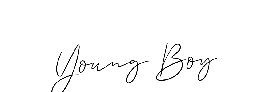 if you are searching for the best signature style for your name Young Boy. so please give up your signature search. here we have designed multiple signature styles  using Allison_Script. Young Boy signature style 2 images and pictures png