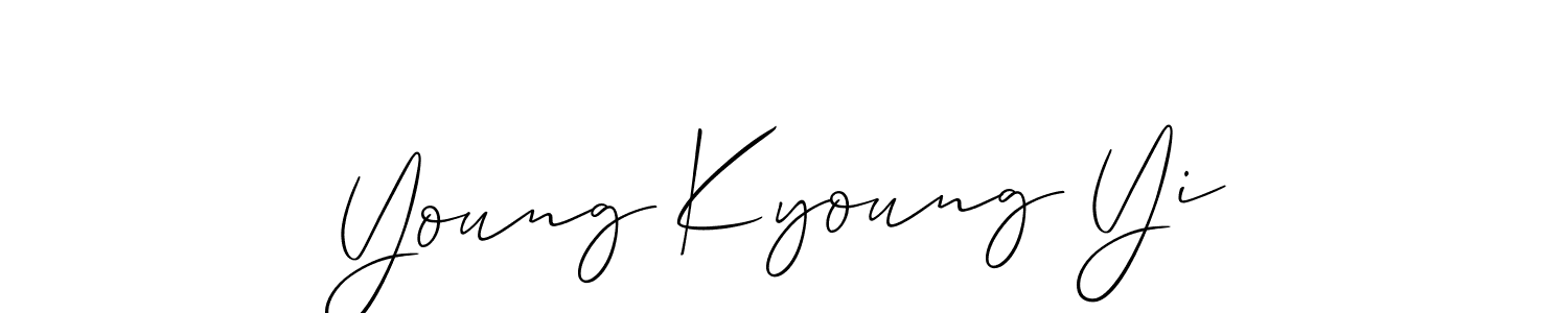 Make a beautiful signature design for name Young Kyoung Yi. Use this online signature maker to create a handwritten signature for free. Young Kyoung Yi signature style 2 images and pictures png
