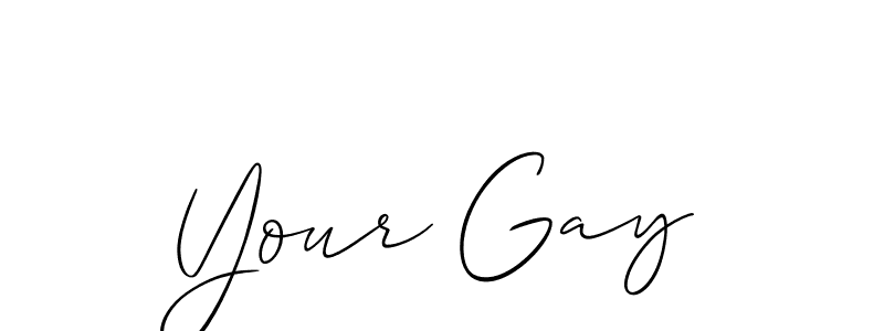 Similarly Allison_Script is the best handwritten signature design. Signature creator online .You can use it as an online autograph creator for name Your Gay. Your Gay signature style 2 images and pictures png