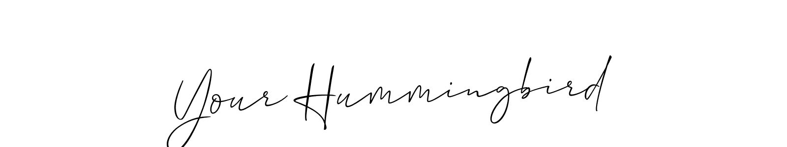 Make a short Your Hummingbird signature style. Manage your documents anywhere anytime using Allison_Script. Create and add eSignatures, submit forms, share and send files easily. Your Hummingbird signature style 2 images and pictures png