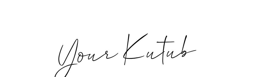 This is the best signature style for the Your Kutub name. Also you like these signature font (Allison_Script). Mix name signature. Your Kutub signature style 2 images and pictures png