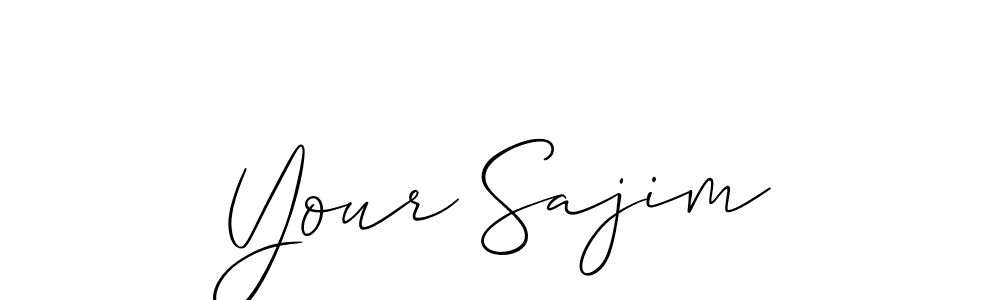 See photos of Your Sajim official signature by Spectra . Check more albums & portfolios. Read reviews & check more about Allison_Script font. Your Sajim signature style 2 images and pictures png