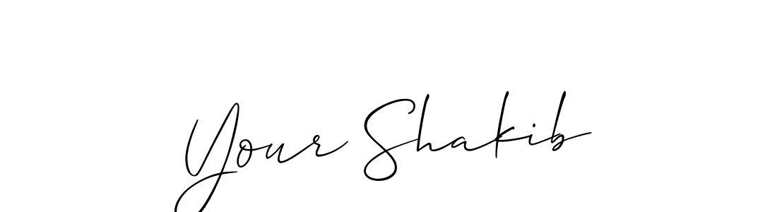 if you are searching for the best signature style for your name Your Shakib. so please give up your signature search. here we have designed multiple signature styles  using Allison_Script. Your Shakib signature style 2 images and pictures png