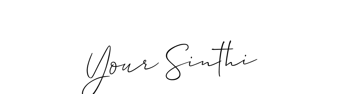 How to Draw Your Sinthi signature style? Allison_Script is a latest design signature styles for name Your Sinthi. Your Sinthi signature style 2 images and pictures png