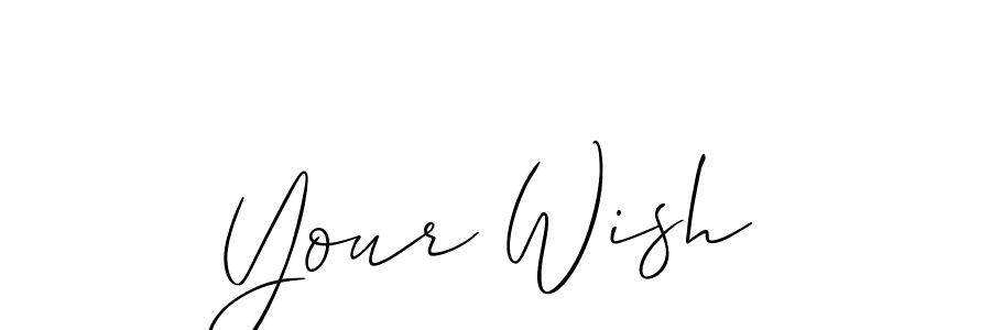 Once you've used our free online signature maker to create your best signature Allison_Script style, it's time to enjoy all of the benefits that Your Wish name signing documents. Your Wish signature style 2 images and pictures png