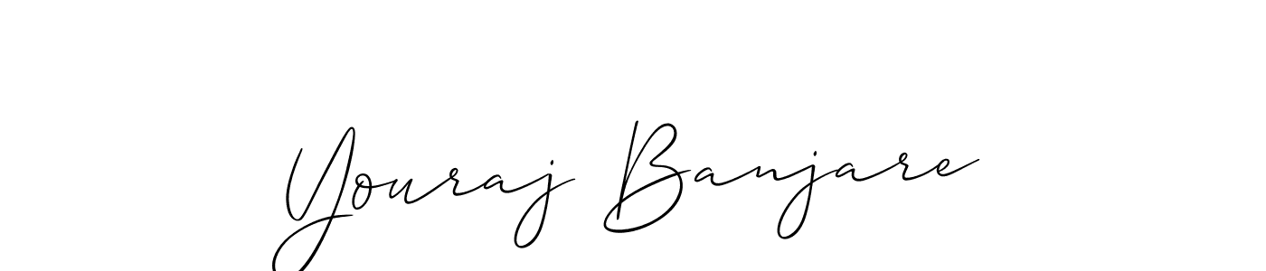 if you are searching for the best signature style for your name Youraj Banjare. so please give up your signature search. here we have designed multiple signature styles  using Allison_Script. Youraj Banjare signature style 2 images and pictures png