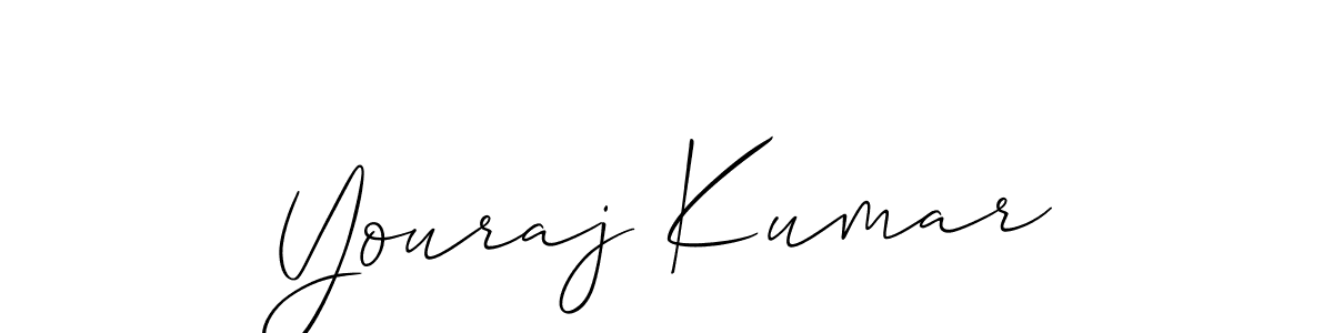 You should practise on your own different ways (Allison_Script) to write your name (Youraj Kumar) in signature. don't let someone else do it for you. Youraj Kumar signature style 2 images and pictures png