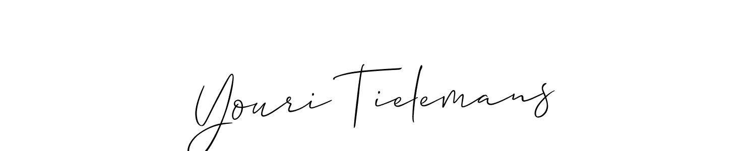 The best way (Allison_Script) to make a short signature is to pick only two or three words in your name. The name Youri Tielemans include a total of six letters. For converting this name. Youri Tielemans signature style 2 images and pictures png