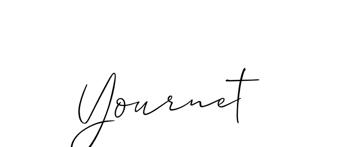 How to Draw Yournet signature style? Allison_Script is a latest design signature styles for name Yournet. Yournet signature style 2 images and pictures png