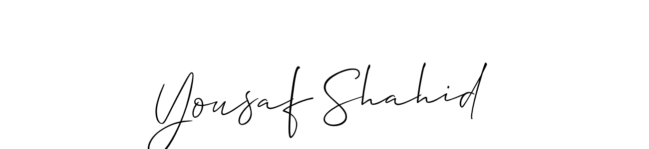 See photos of Yousaf Shahid official signature by Spectra . Check more albums & portfolios. Read reviews & check more about Allison_Script font. Yousaf Shahid signature style 2 images and pictures png